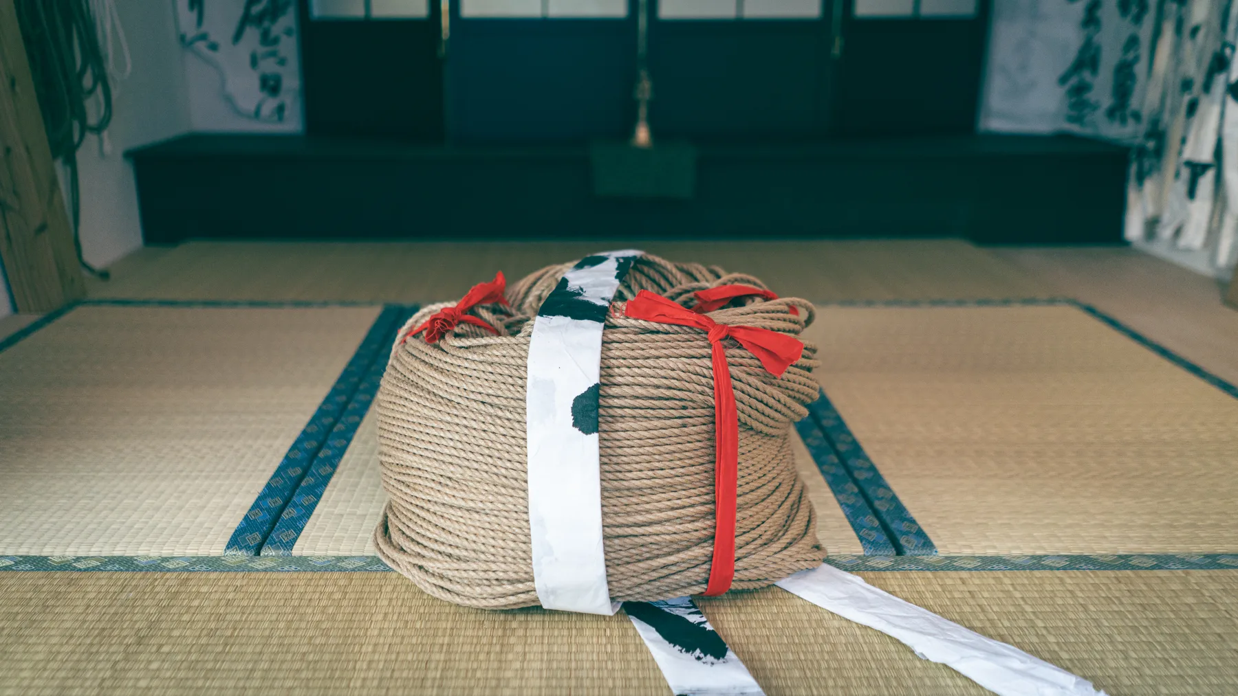 Workshop materials and rope practice